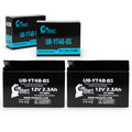 2012 2-Pack Activated, UpStart 2.3Ah, 12V, Yamaha SR400 400CC - Replacement Maintenance UB-YT4B-BS Motorcycle (FI) Factory Battery Free, Battery