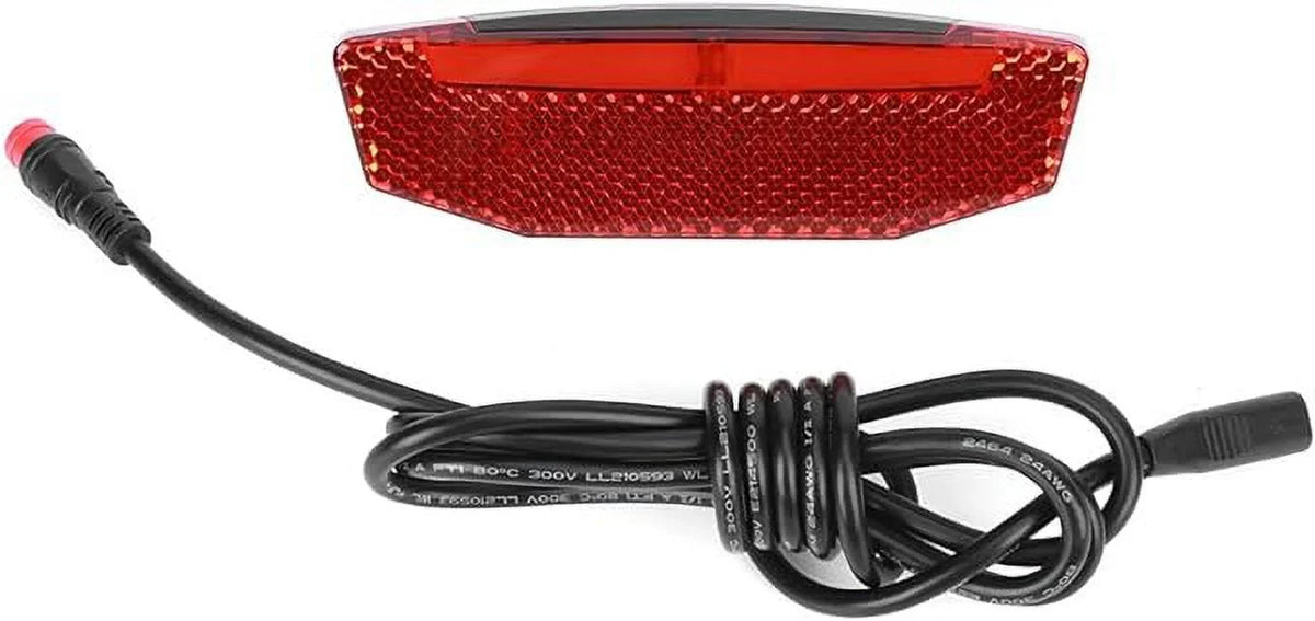 Riding Connector, Tailight Tail Light Equipment LED Accessories EBike 6V60V Bike Night Light, Waterproof Electric Warning