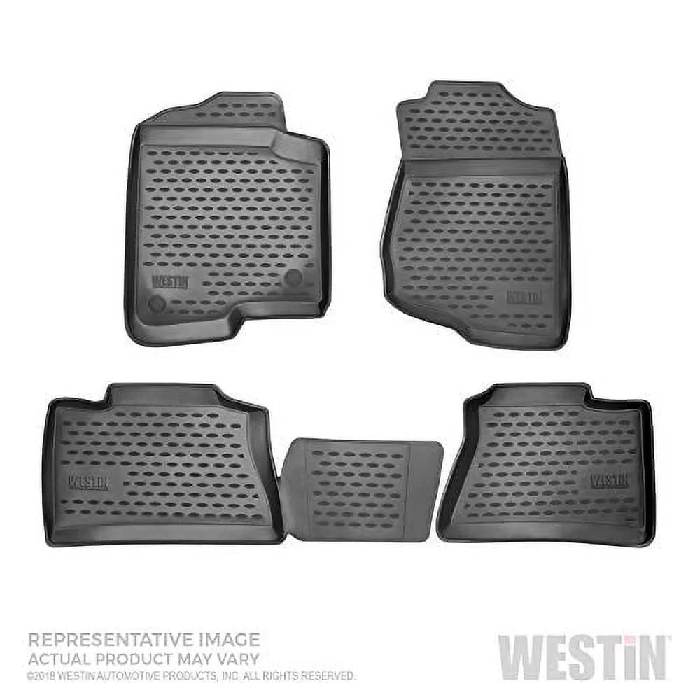 TOYOTA 74-41-41037 - 1st 2nd - CAB/SR5/TRD TACOMA SPORT/TRD OFF ROAD, CAB/SR5/TRD select: TOYOTA Profile ROAD TACOMA ACCESS 2016 Fits SPORT/TRD Black Westin OFF Floor DOUBLE and 2017 Row Liners