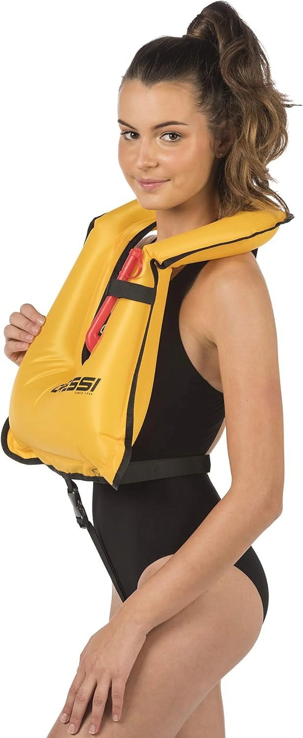 Orange, Snorkel Vest, XL