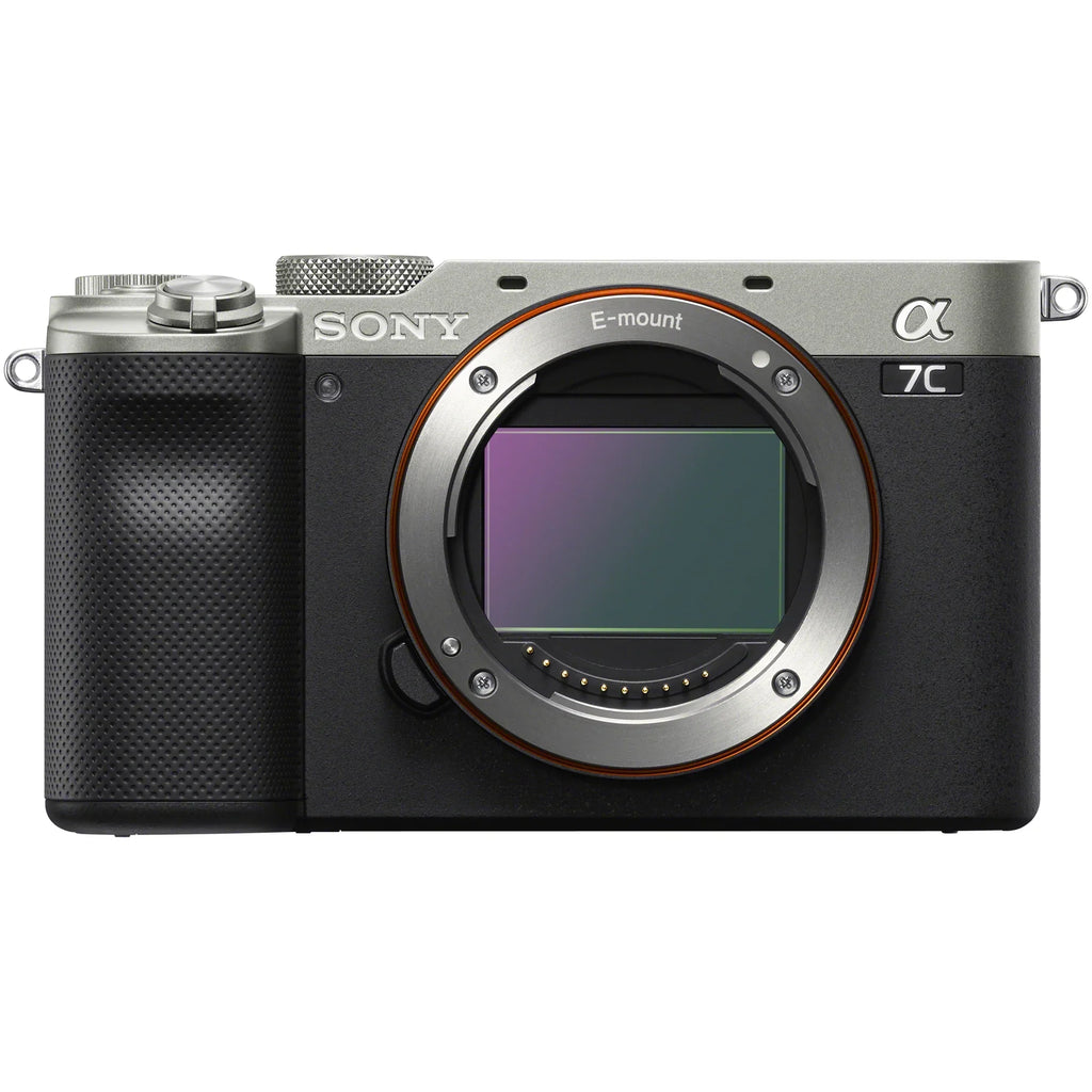 Silver Mirrorless 24-105mm Body Case OSS Lens Zoom Frame FE with Accessories Gear Bundle with a7C , Full Backpack Sony and Deco SEL24105G G Software Sony Camera Photography F4 ILCE7C/S