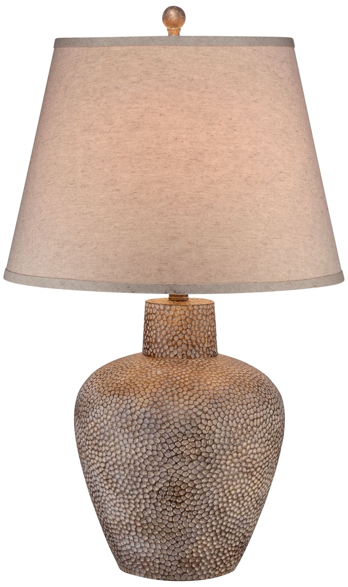 29" Lamp Tall Table White Rustic for Textured Room Living House Bentley Hammered Empire Farmhouse Bedroom Home Shade Leaf 360 Off Pot Brown Lighting