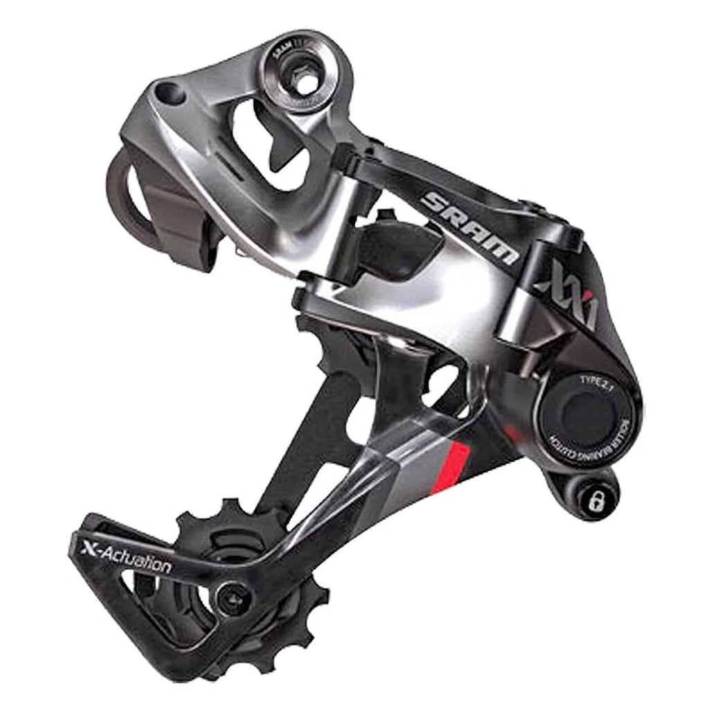 Medium - 11 SRAM XX1 Cage, Speed, Black/Red Derailleur Rear