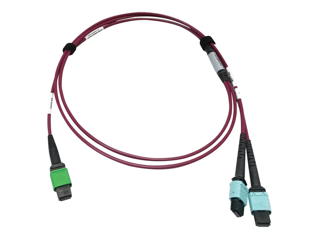 cable - 400G Network Plenum - (x2) Magenta, 16F fiber Cable, - micron Eaton multi-mode multi-mode - Multimode - MTP/MPO-UPC - 3 OM4 Optic MTP/MPO-APC 3 optic Lite / MTP/MPO/UPC (F/F), to 125 MTP/MPO/APC Series (F) 12F Fiber 50/125 (F) 50 m Tripp to m