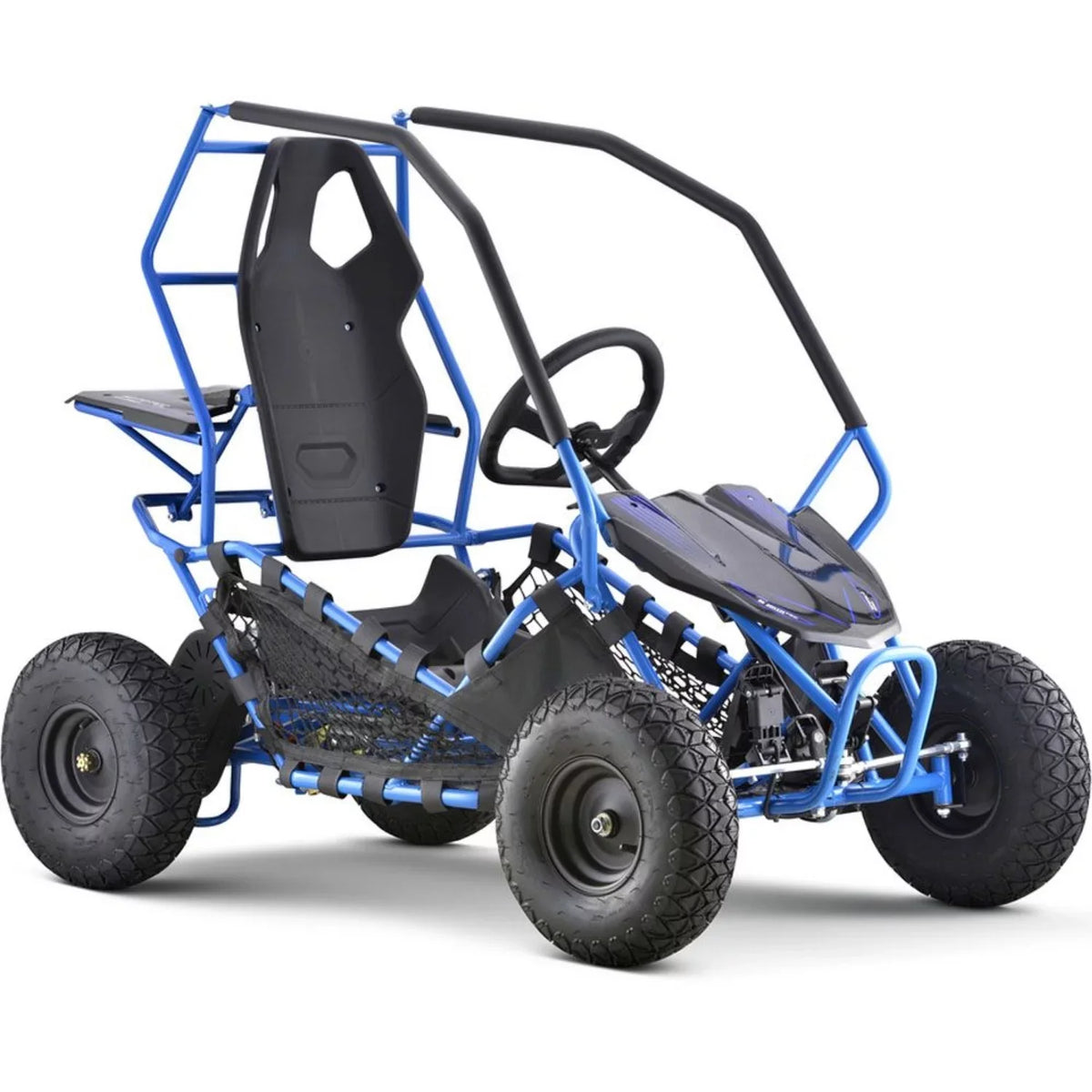 MotoTec Electric Blue Maverick Go Kart 36v 1000w