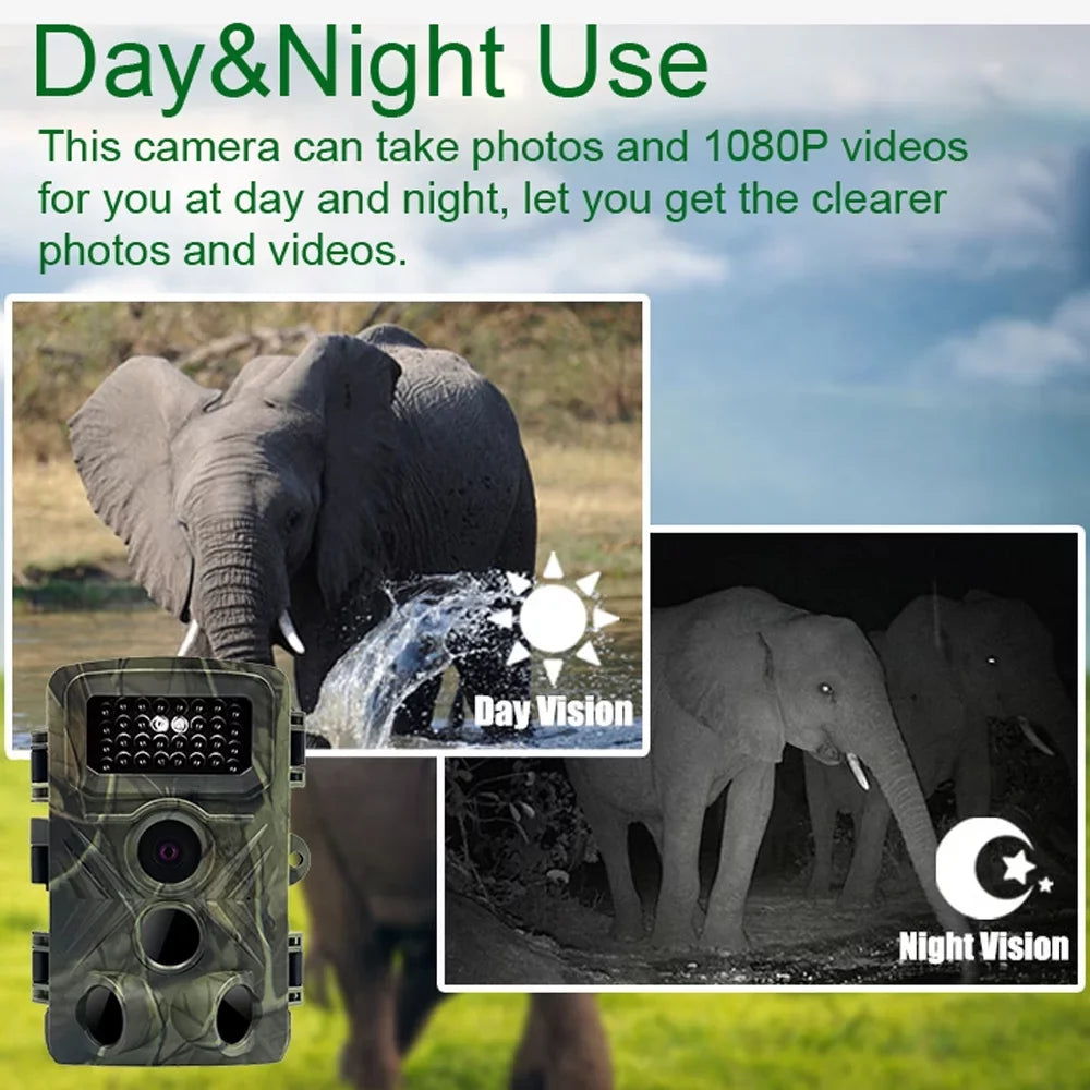Inch 2.0 Night-Visions Waterproof Infrared Day Night Field Trail Detection 32MP TFT IP66 Display Hunts Camera Color Camera Camera Use 1080P Outdoor