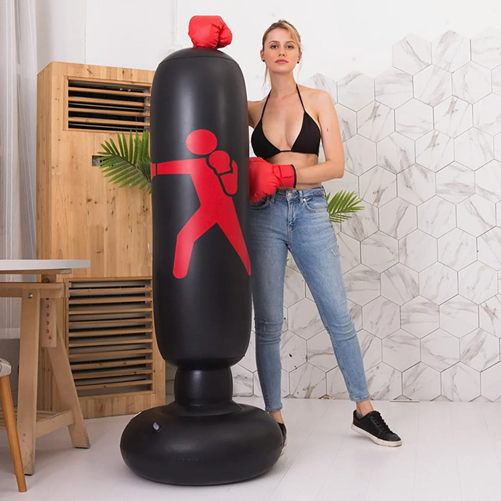 Training, Fitness Punching Bag Inflatable Boxing Boxing Target Andoer Bag, for PVC Bag 5.2ft