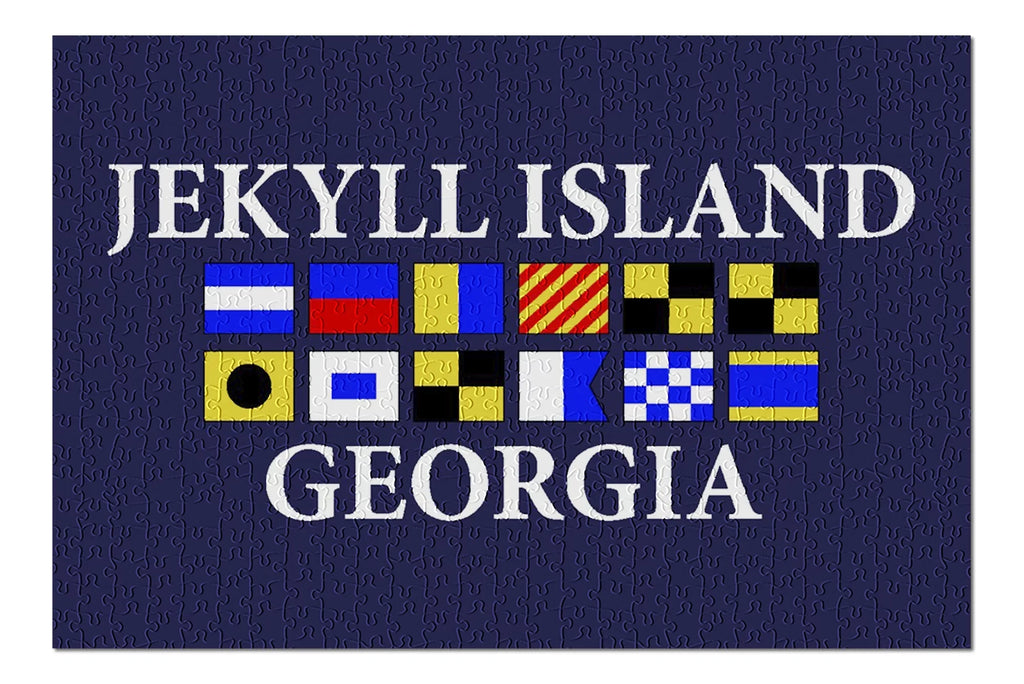 and (19x27 Made Island, Flags Georgia, Premium Puzzle for Piece Nautical Family, 500 Jigsaw Adults Jekyll inches, in USA)