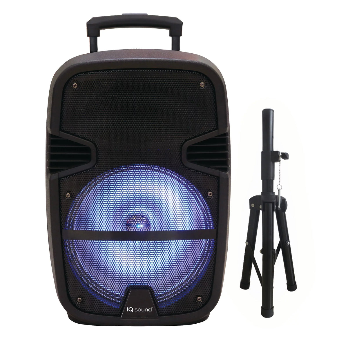 '- Supersonic Professional Speaker Black inch 15 Bluetooth