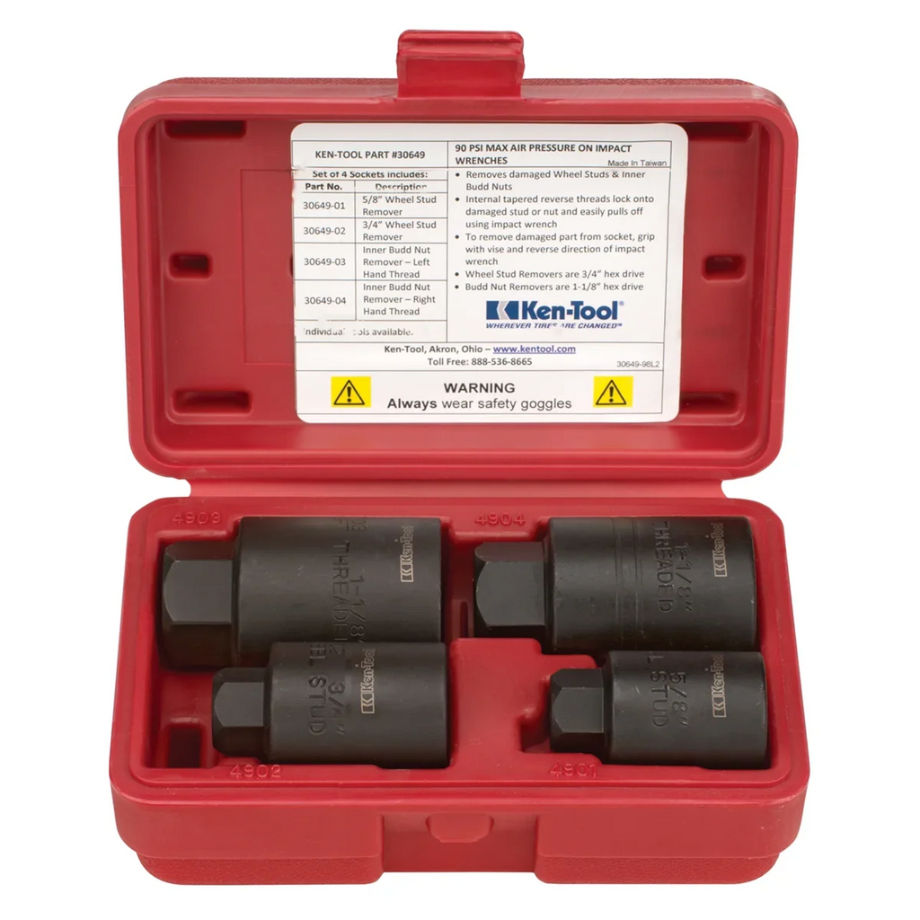 4-PC REMOVER H.D. STUD WHEEL SET