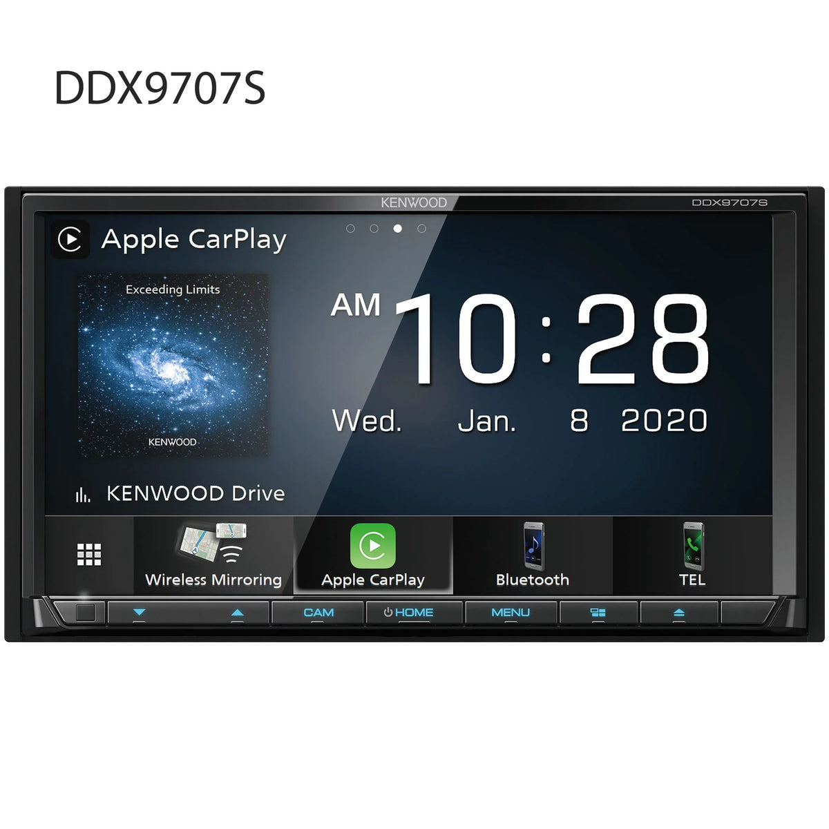 Kenwood Camera Rear Mounting Plate CMOS-320LP with View MultiMedia License DDX9707S Receiver with Multi-Angle