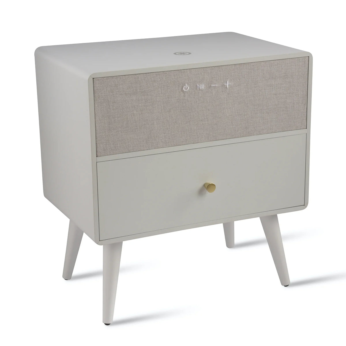 And Bluetooth® Table Charging Height-Adjustable x 19"W White Koble Side x Smart Ralph With Wireless Audio, 23"H 10-7/8"D,