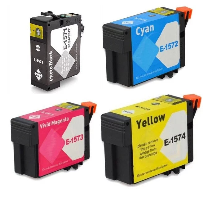 for (NO. Pack Photo Inkjet (PBK/C/M/Y) (T157MP-US) Replacement R3000 Combo Stylus PrinterDash 157)