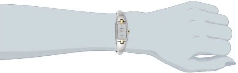 SUP218 Seiko Two Pearl Tone Solar Dial Women's Steel Core Mother Power of Reserve Watch