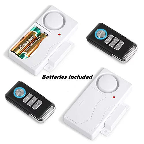 Loud Battery 105 Remote for 2 Door dB Wsdcam Alarm Wireless Pack, with Included,
