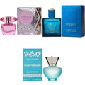 Kit Versace Crystal 5ml Eros Bright Femme Men 3PK Absolu Dylan - EDP, EDT, Turquoise