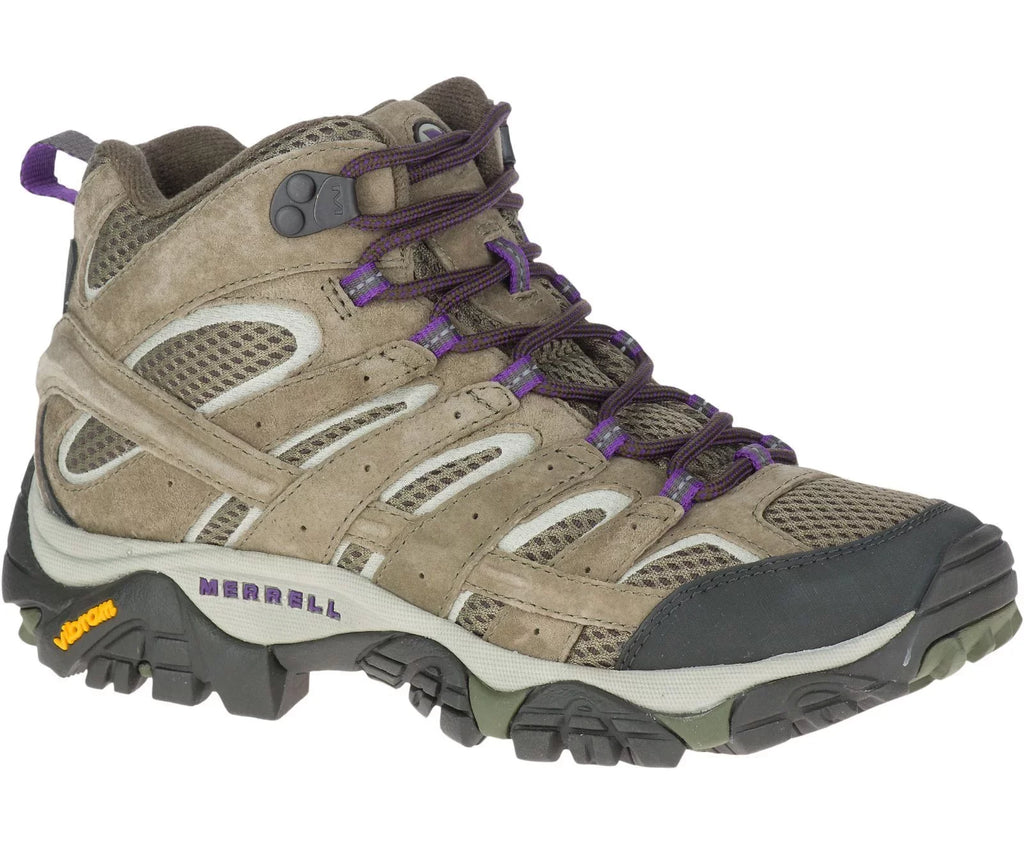 Size Wide Merrell 2 Ventilator Shoes, Hiking Moab Mid Women's 8.5 Olive,