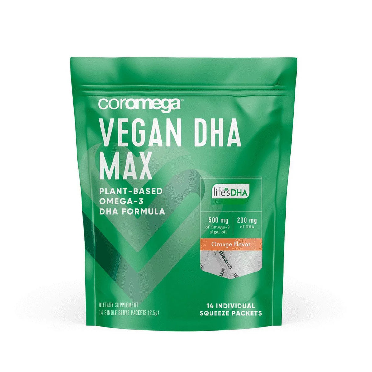 Algal DHA, Vegan Orange, 60ct Omega-3, Oil Coromega,