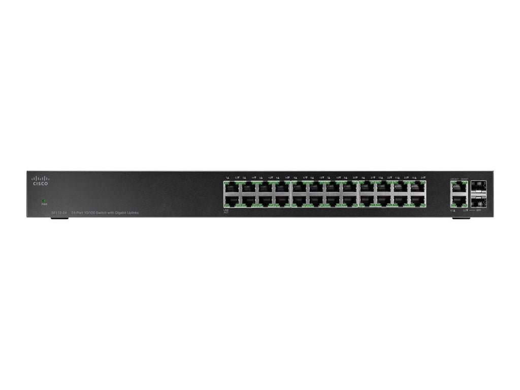 ports switch Cisco - unmanaged 24 - - rack-mountable Business - Small SF112-24