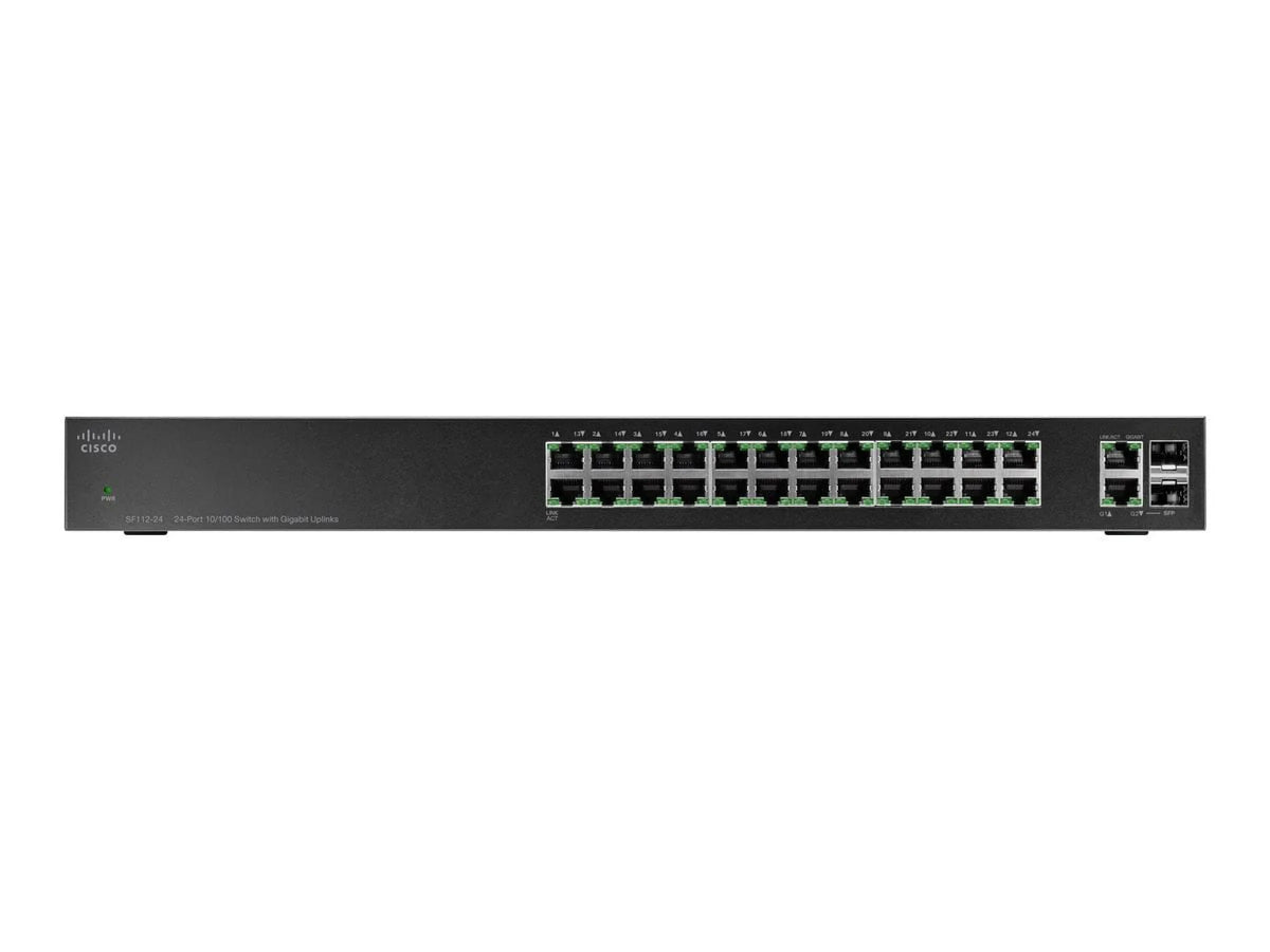 ports switch Cisco - unmanaged 24 - - rack-mountable Business - Small SF112-24