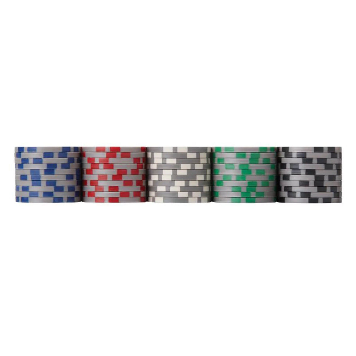 Bling Case Em Texas Fat w/ Count Clay Hold Poker Chip Set 55-0655 500 Cat