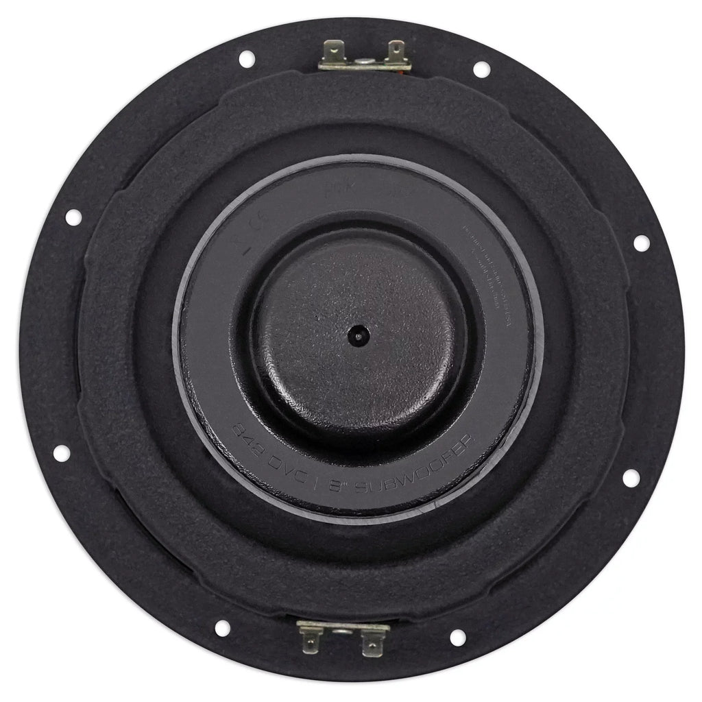 DB842DVC (2) Polk Subwoofer Dual 8” 1500 Car Audio Audio Sub+Rockmat 4-Ohm Watt