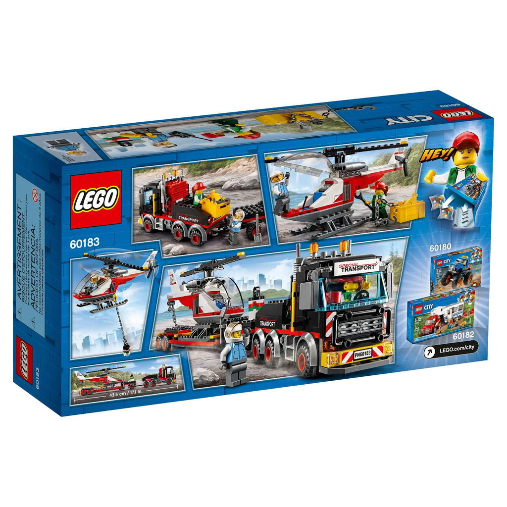 City Toy Truck Kit Cargo Building Transport Lego 60183 Heavy