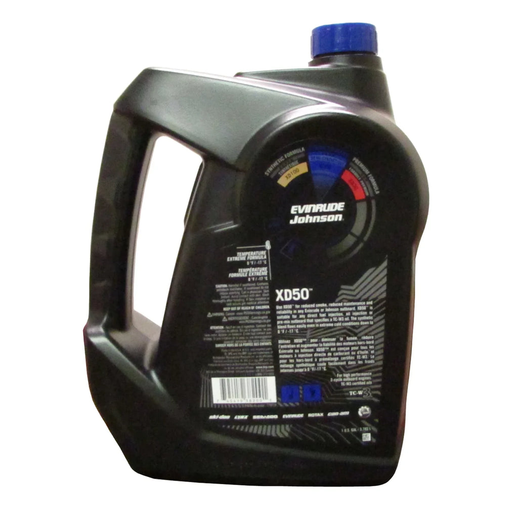 Pack 0764354, Marine Johnson 0779718 779718, 3 Oil Evinrude/OMC Gallon XPS XD50