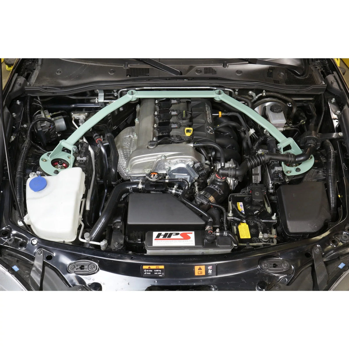 Reinforced for MX-5 HPS Miata Hose Black MAZDA Post 16-17 57-1544-BLK Compatible Mazda Air Fits 2016-2017 select: Kit MIATA Silicone 2.0L, MAF Intake