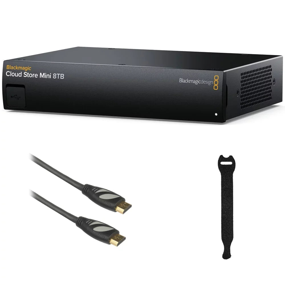 Cloud with Straps x Bundle and Cable (4 Mini Pearstone Store 8TB Ethernet with HDMI Blackmagic 6' 2TB) 10-Pack Design