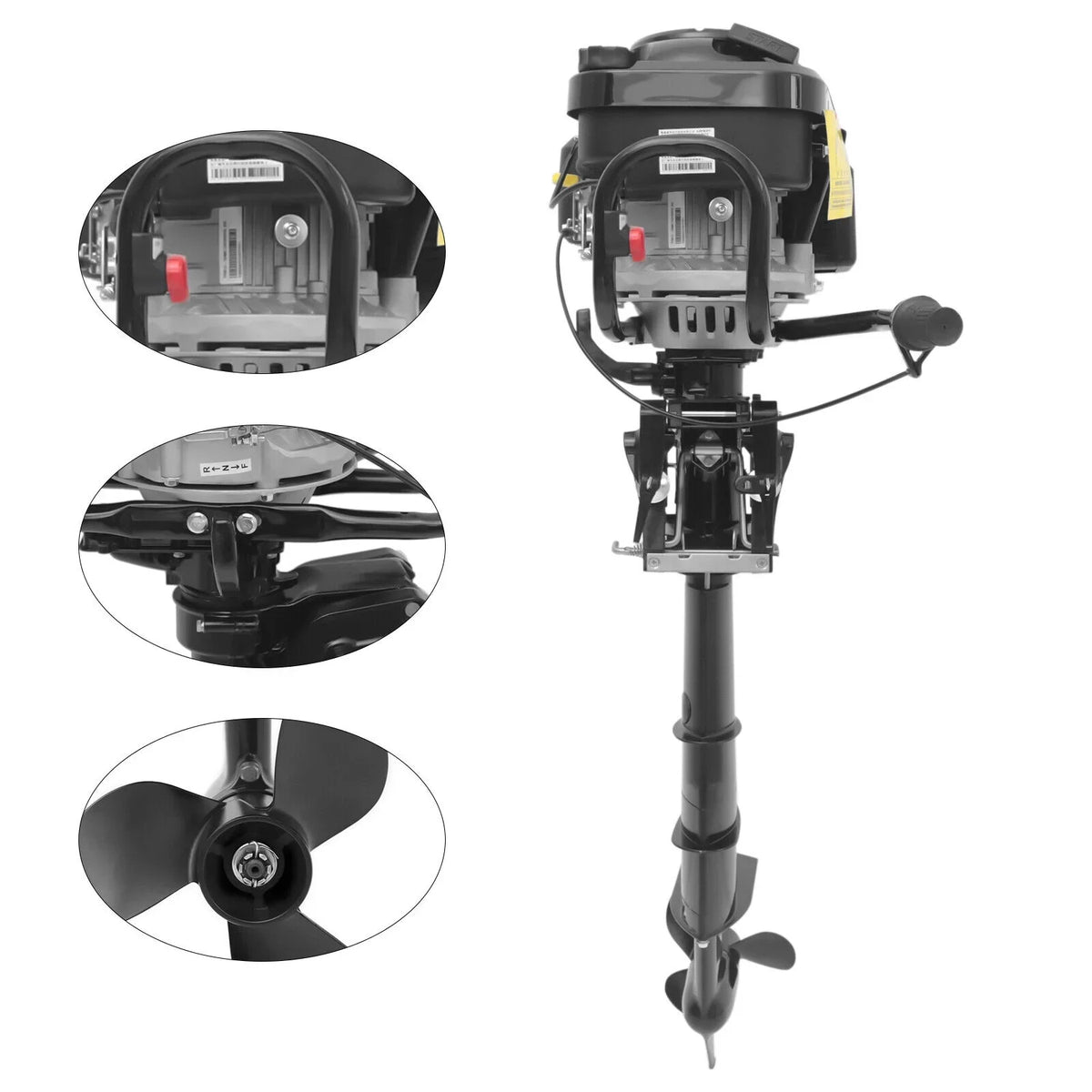 196CC Fishing 3600R/Min System Liters Boat Cooling HP 1.8 Motor Outboard EngineWater 7.5