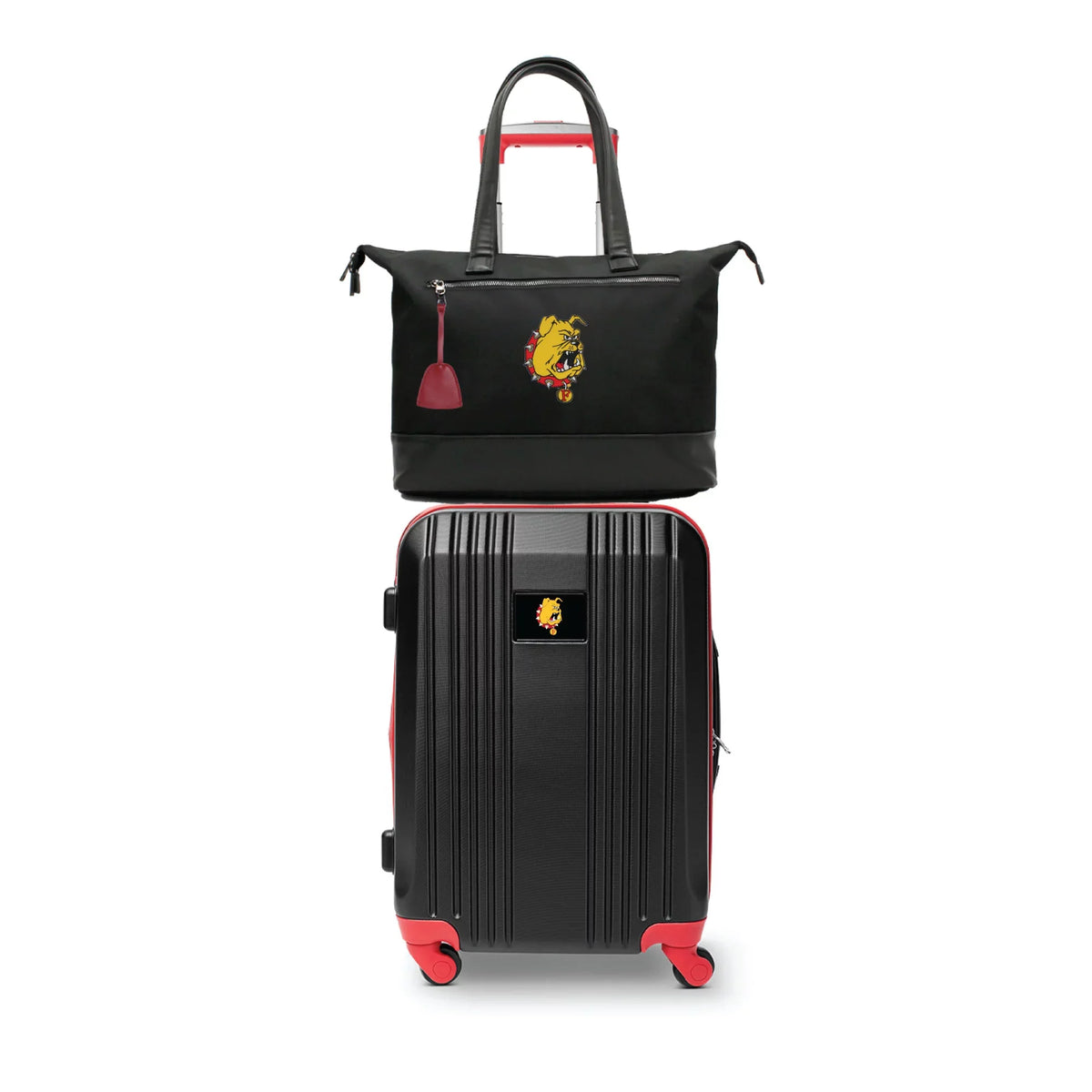 Set Bag MOJO Bulldogs Premium State Tote and Laptop Ferris Luggage