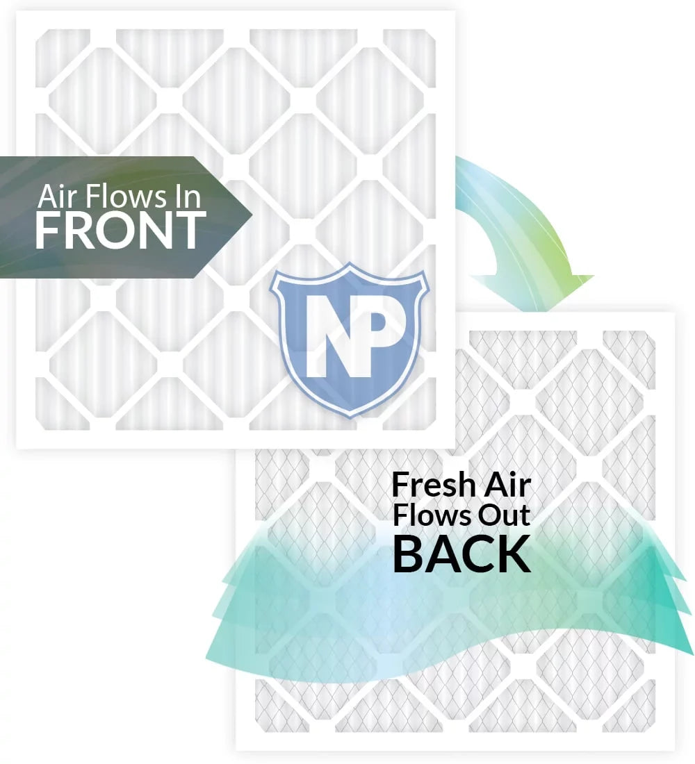 1 MERV Pleated Filter (3 5/8) Air Nordic 28x30x4 14 Pure Pack