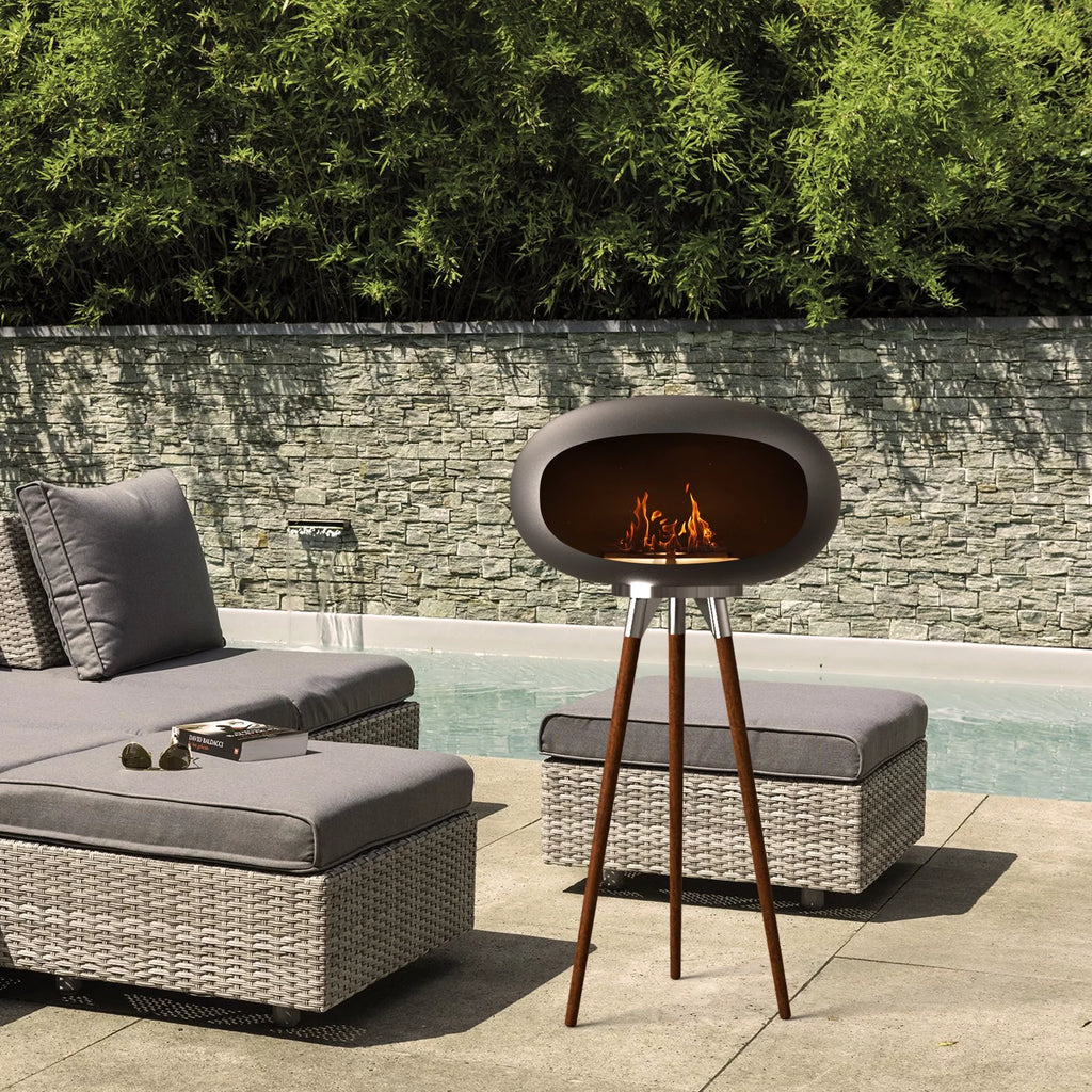 Indoor/Outdoor EP Bio Light Ethanol Fireplace Tripod