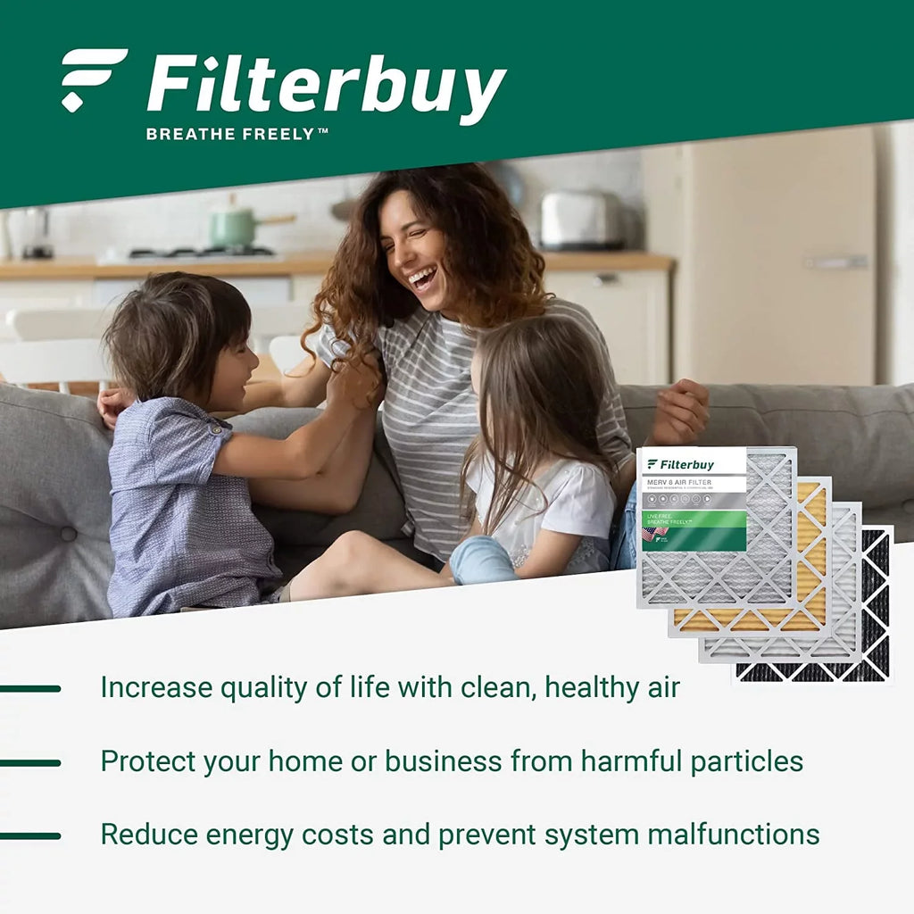 AC Pleated Air Filterbuy Filters MERV HVAC 20x32x1 13 Furnace (5-Pack)