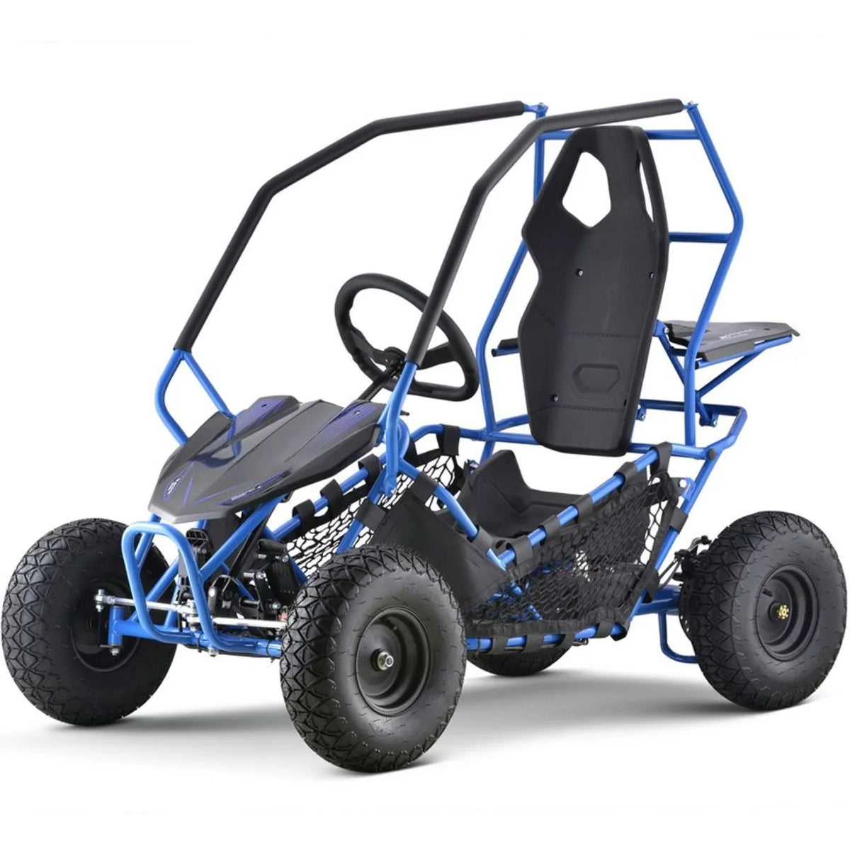 MotoTec Electric Blue Maverick Go Kart 36v 1000w