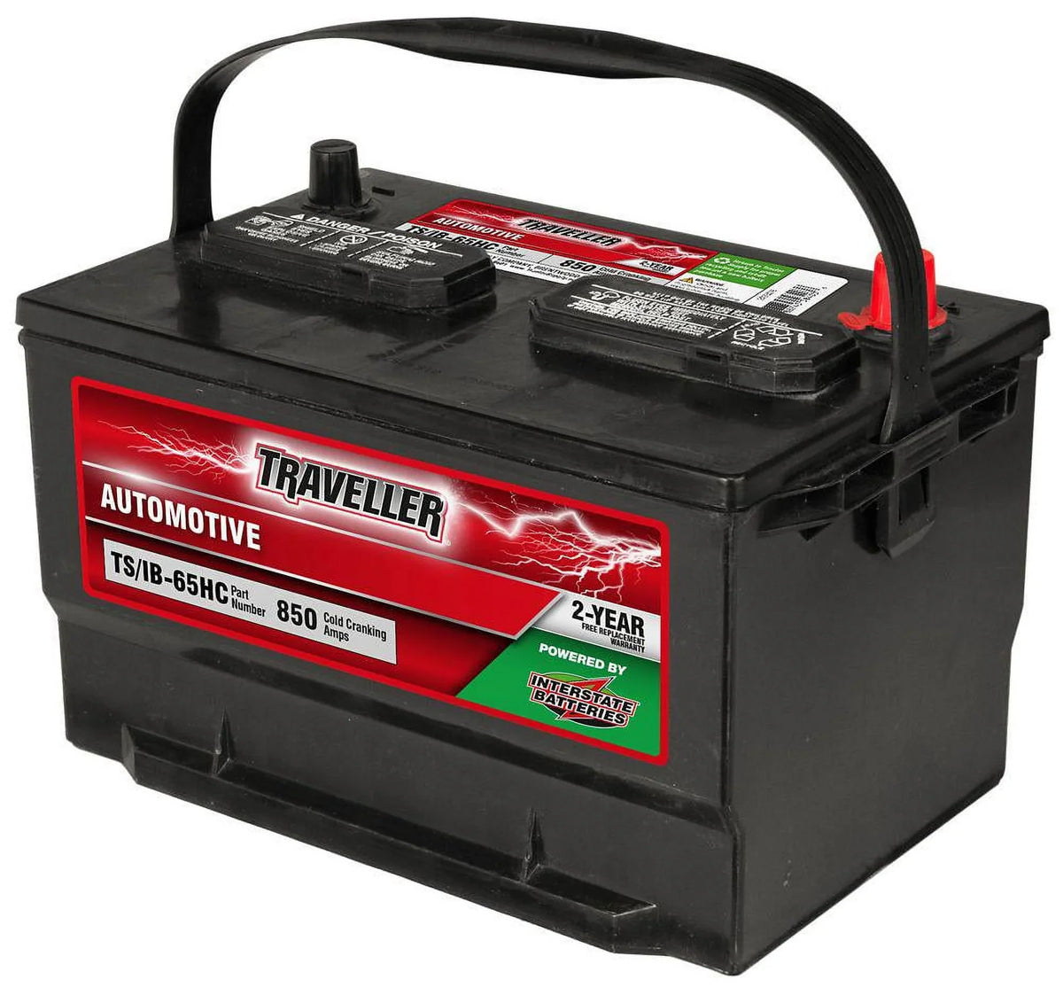 Powered 850 by 65 Battery, Traveller BCI Size, Interstate CCA Group Automotive