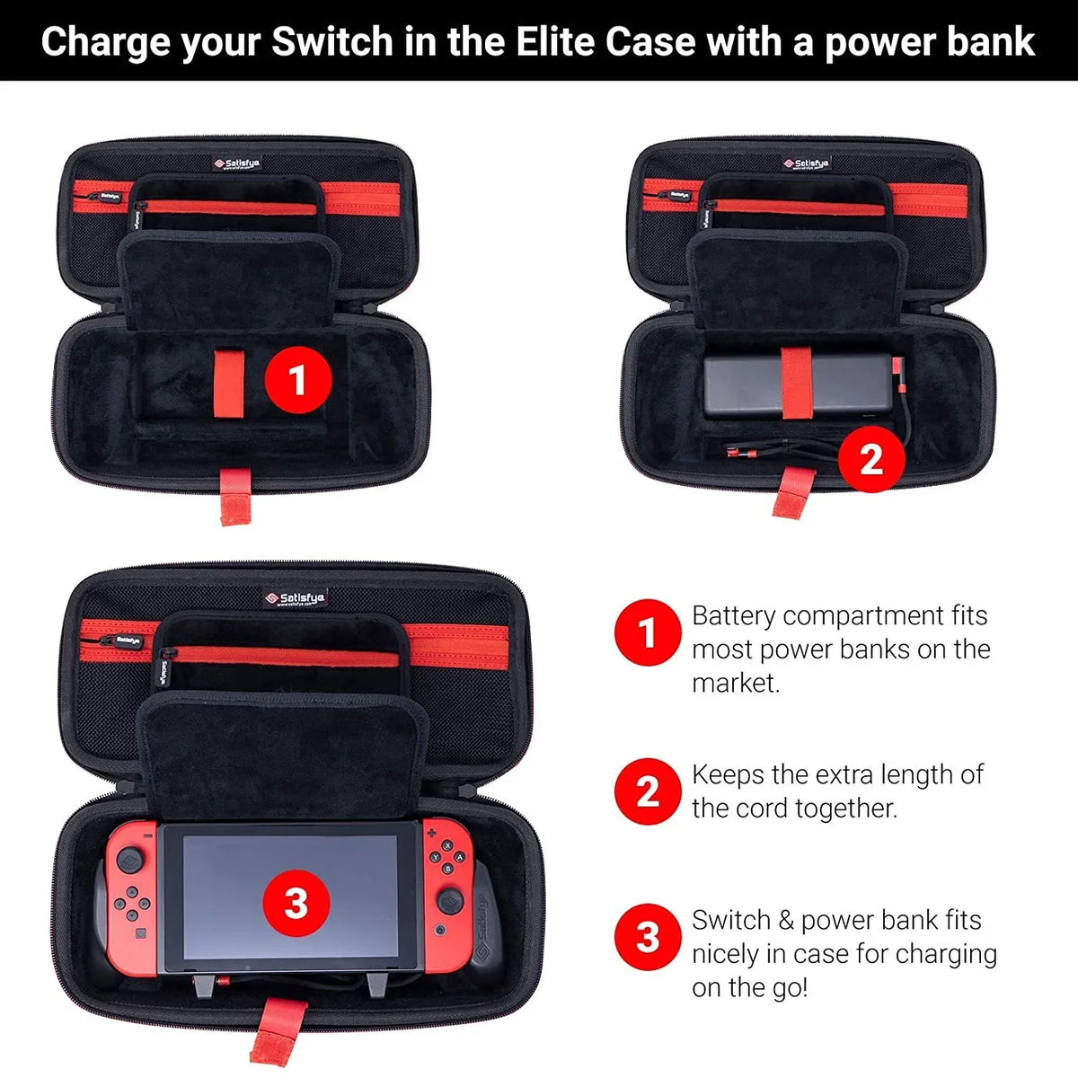 Low USB Bundle Thumbsticks+1 - Pro Elite Grip, C-C Bundle, Accessories 2 Elite Compatible ZenGrip Switch Gen Case Rail and OLED Cable. JoyCon Profile 3 Satisfye with The BONUS: includes: a