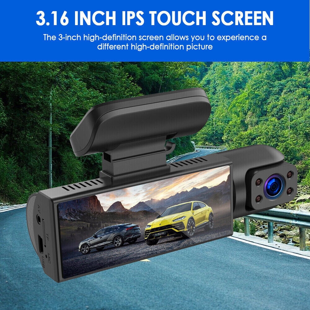Cam - Safety Ensure Recording Front G·PEH Road Your and Lens Dash Dual Inside with