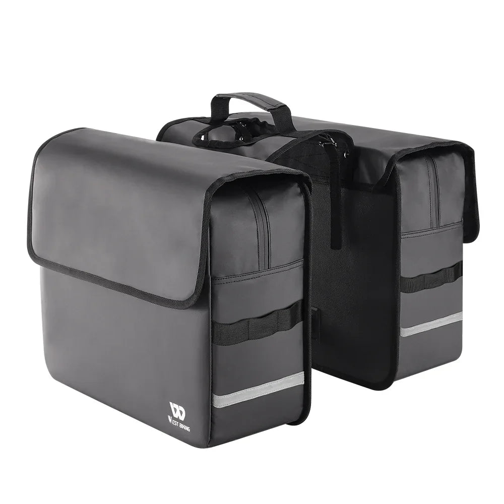 Carriers Seats Capacity Carriers Rear Bag Seats BIKING Trunk Large WEST Cycling Bags Luggage Bag Waterproof Rack