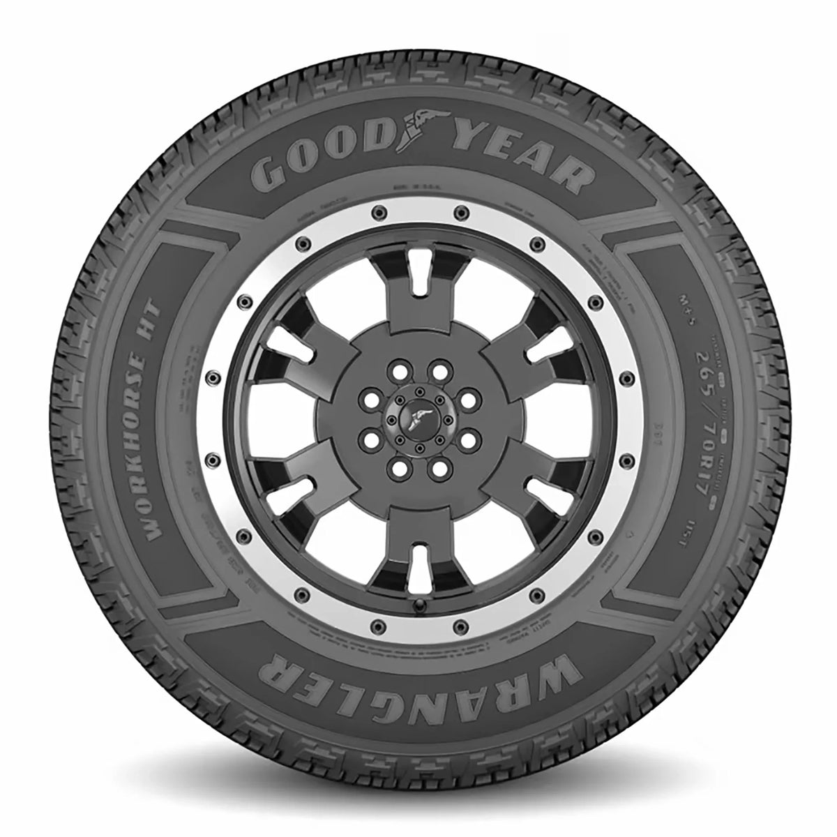 LT245/75R17 Goodyear Workhorse Truck All E Wrangler HT Light Tire 121/118R Season