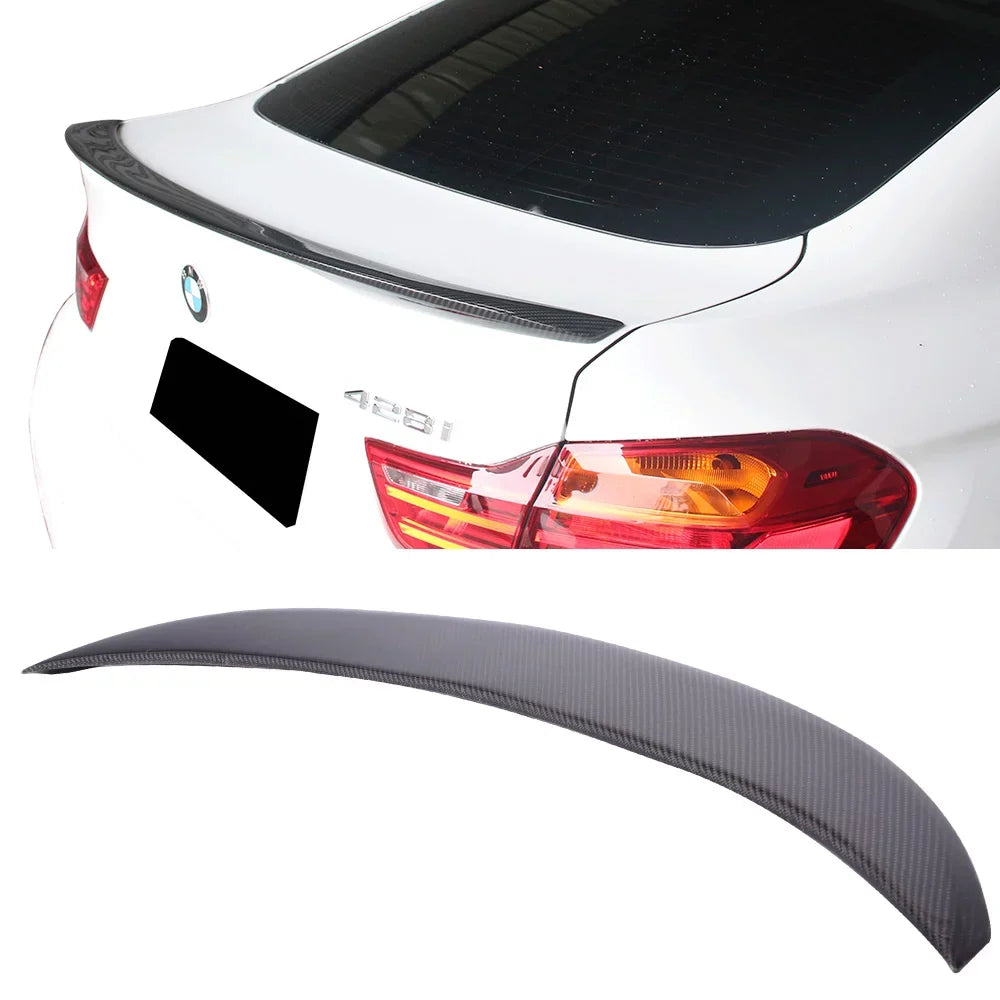 Style Fiber Motorsports Series Carbon 2018 F36 Compatible Spoiler with Wing Trunk Ikon V 15-20 Coupe 2015 4DR Rear BMW 2020 - 4 Gran 2017 2016 2019