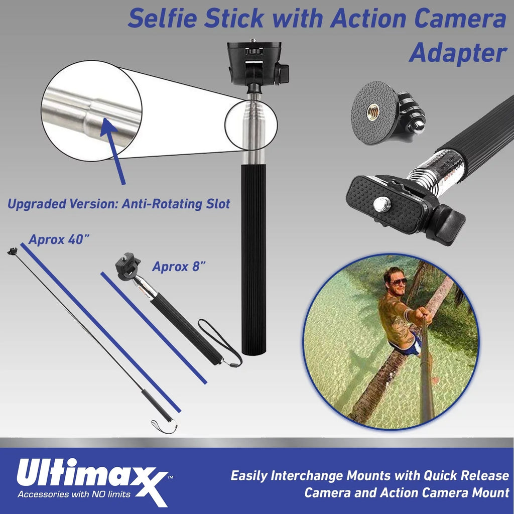 Hero 64GB with Basic Bundle Monopod Kit HERO11 Mini Accessory GoPro and Black 11