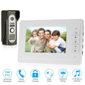 Unlock Visual View Phone Video Night Infrared for Indoor Home Door and with Wired Rainproof System Outdoor Monitor Doorbell 7” support OWSOO