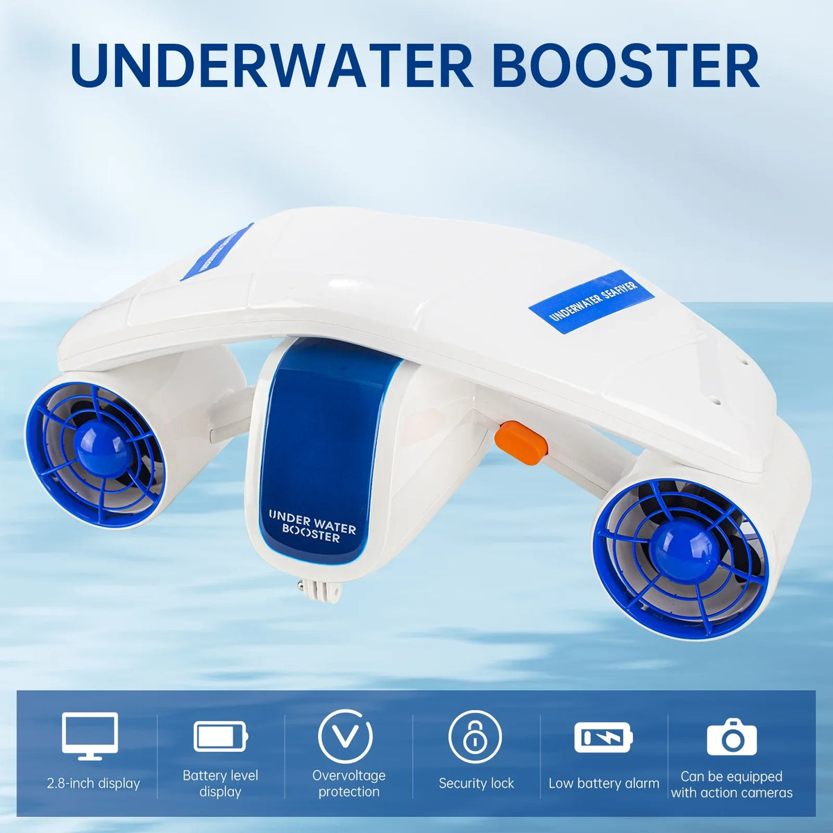 Enhance Booster Adventures Aibecy Andoer Diving with 2 Water - Your Propeller Sea Electric Underwater Levels Speed