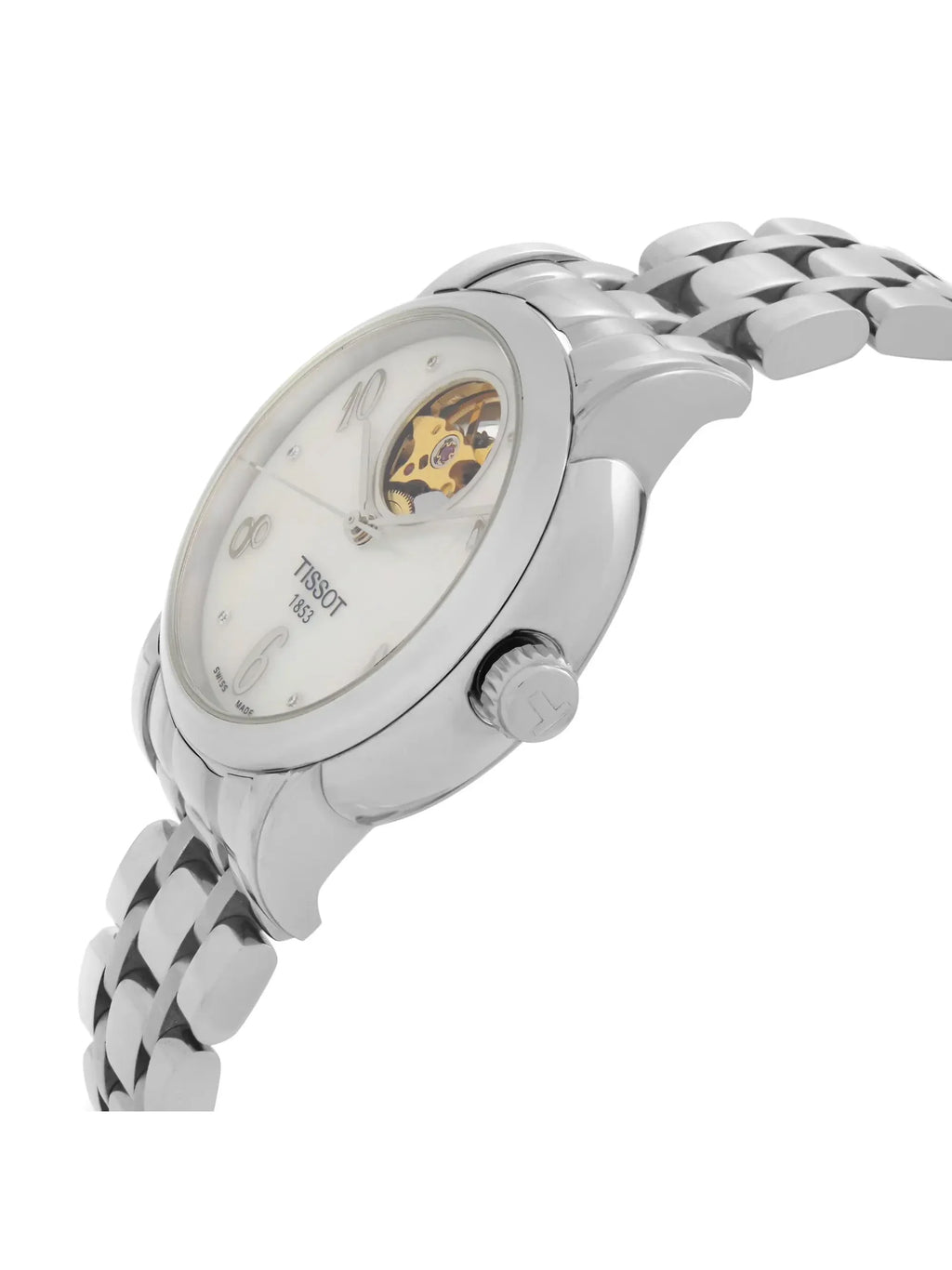 Pre-owned New) Automatic Heart MOP T050.207.11.116.00 Lady Watch Tissot (Like