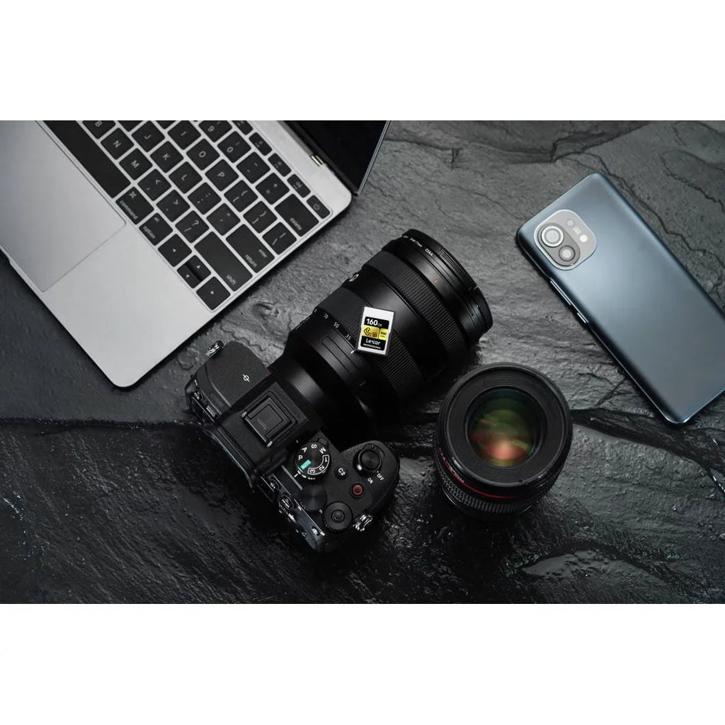 Reader Card, Memory A/SD Lexar (2-Pack) R900/W800 Gold Pro Lexar 3.2 Gen CFexpress 160GB A Type with Professional Bundle USB CFexpress Type 2x2