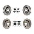 Brake Transit Rear Rotors Semi-Metallic Passat CC R32 For Pads Kit Auto Golf Disc K8S-102913 - R Volkswagen Front And