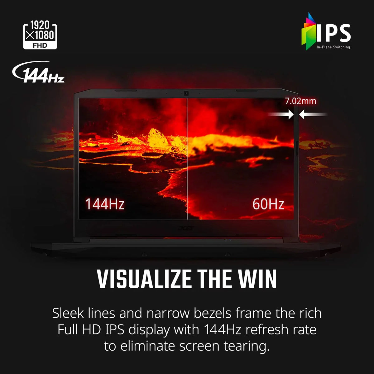 Display GPU | Backlit AN515-57-79TD 144Hz Nitro 3050 8GB | 512GB 15.6" i7-11800H RTX | FHD Killer IPS 5 GeForce NVMe | Keyboard SSD | Core Gaming Laptop DDR4 NVIDIA | Laptop Wi-Fi 6 Acer Intel Ti |