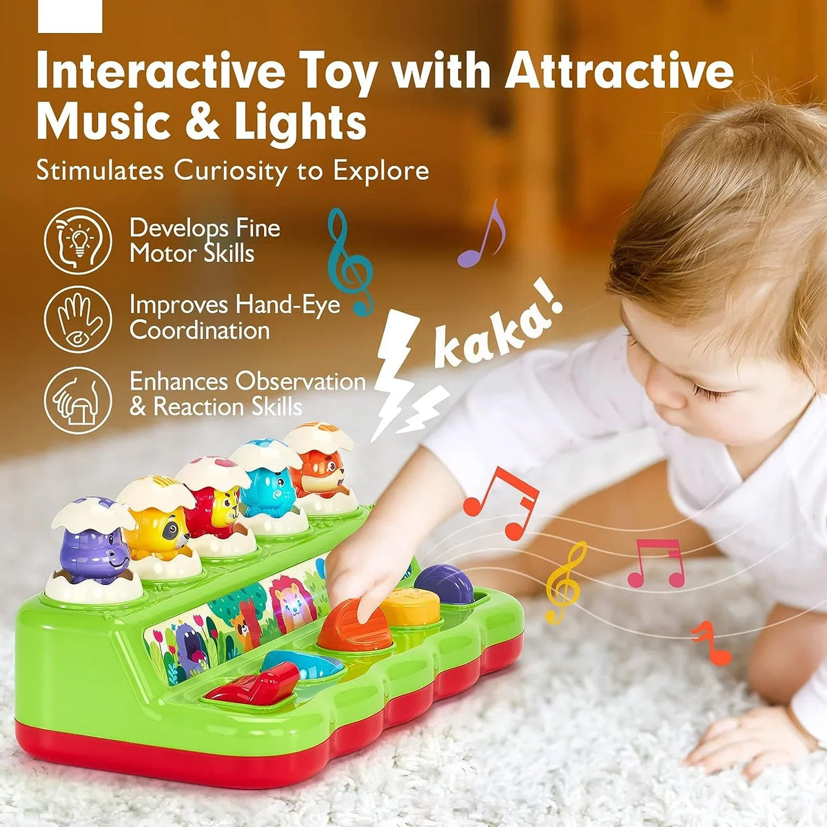 1-3, 1 Developmental Educational Year Toys Early 1 Learning Toddlers Toy Sensory Old 3 for for Old, Montessori Boys 2 Year Girls Toys